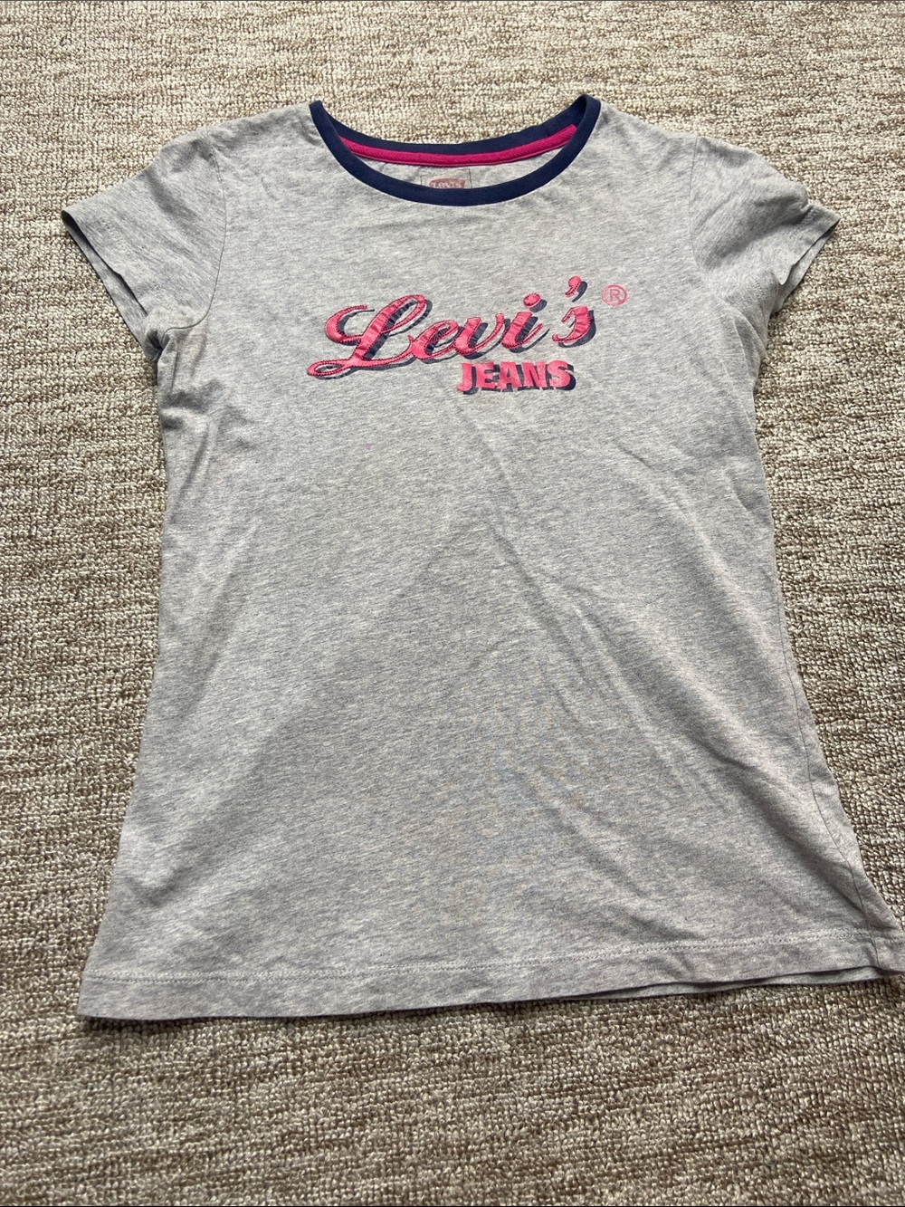 Levi's Gray 2000s Y2K Streetwear Tee